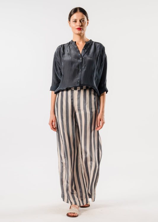 Tanavana Lyon Blouse in Slate