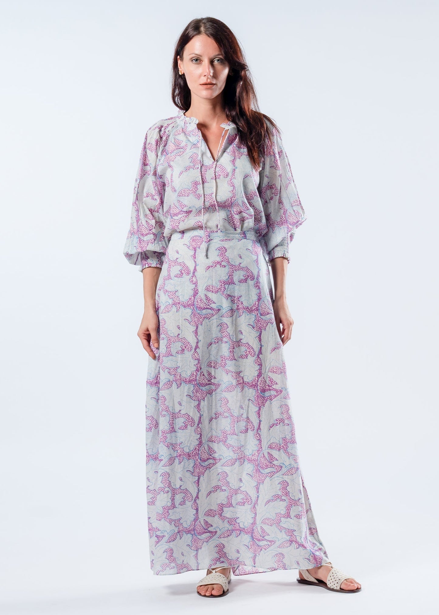 Tanavana Mandrem Pink Lasem Top