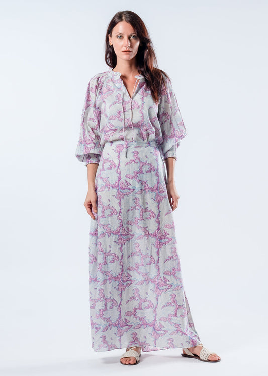 Tanavana Mandrem Pink Lasem Top