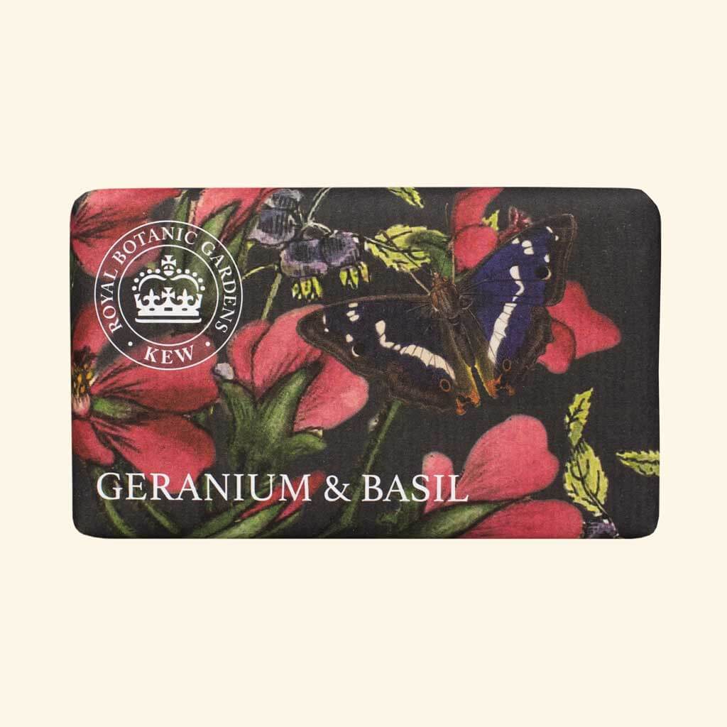 The English Soap Company - Geranium and Basil Soap