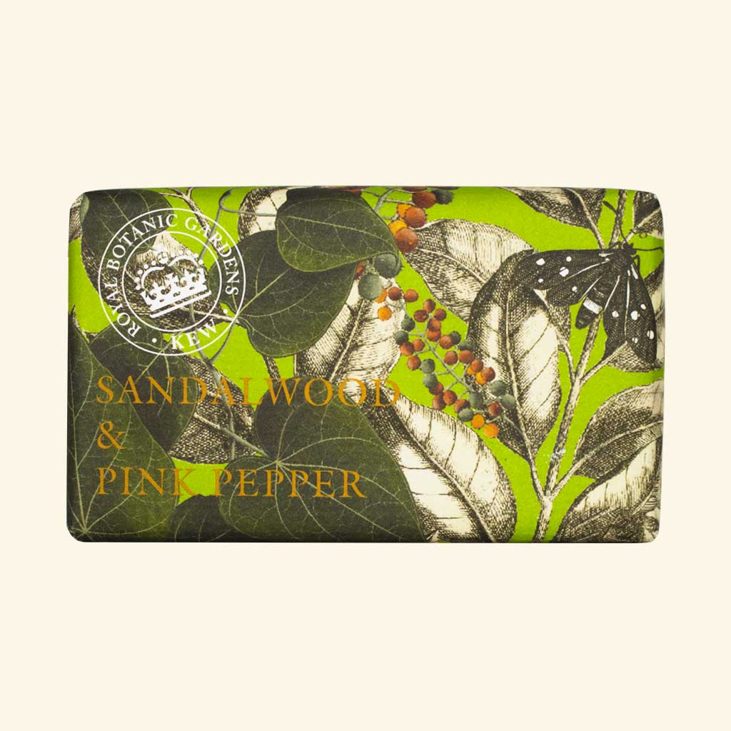 The English Soap Company - Kew Gardens Sandalwood and Pink Pepper Soap
