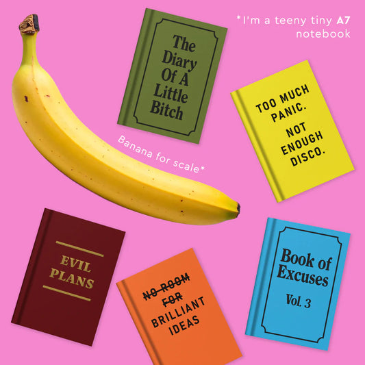 Ohh Deer Next Week Has Been Exhausting A7 Fabric Hardback Notebook