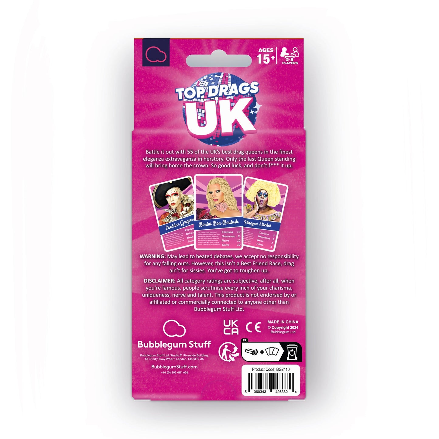 Top Drags UK Card Game