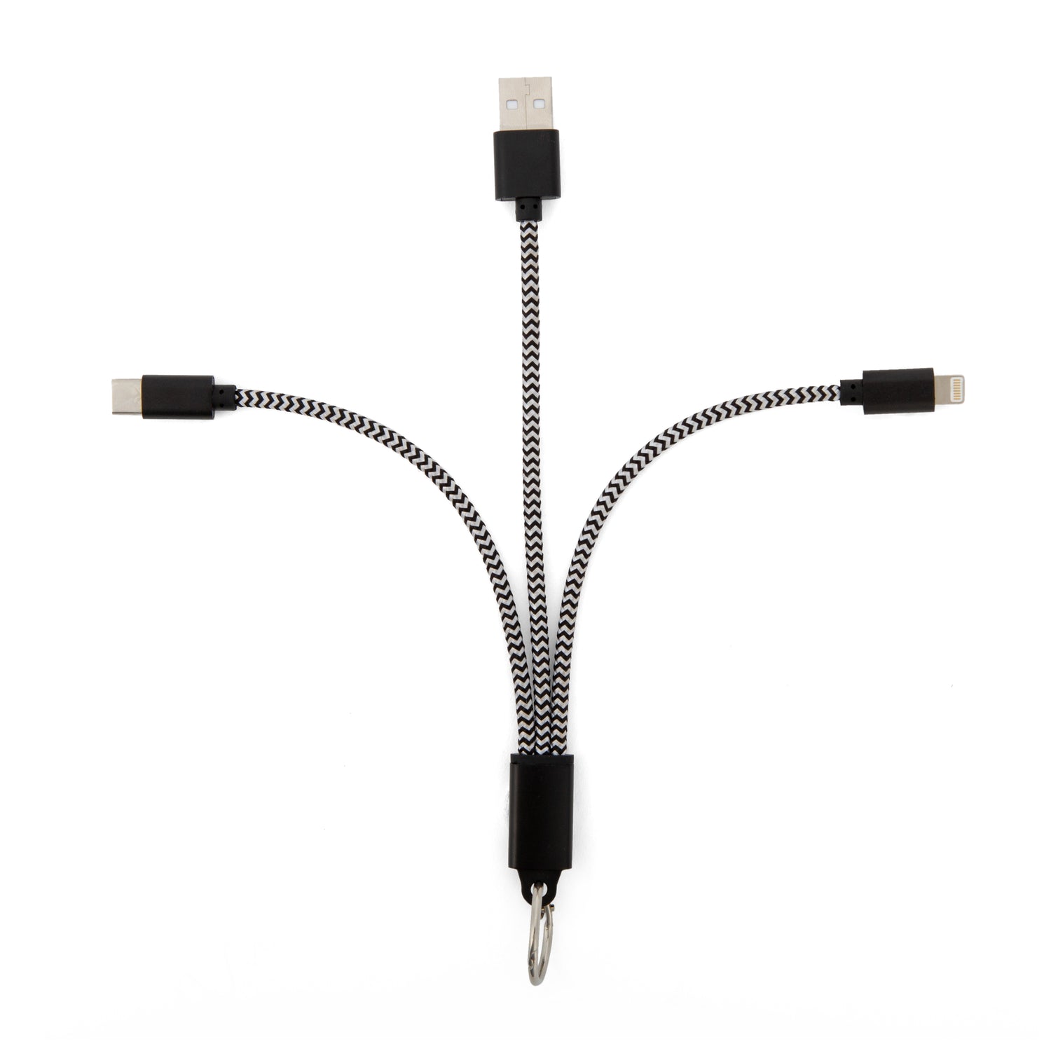 Kikkerland 3-in-1 Charging Keyring