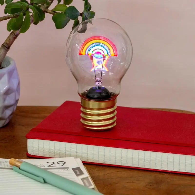 USB Rechargable Light Bulb Lamp - Rainbow