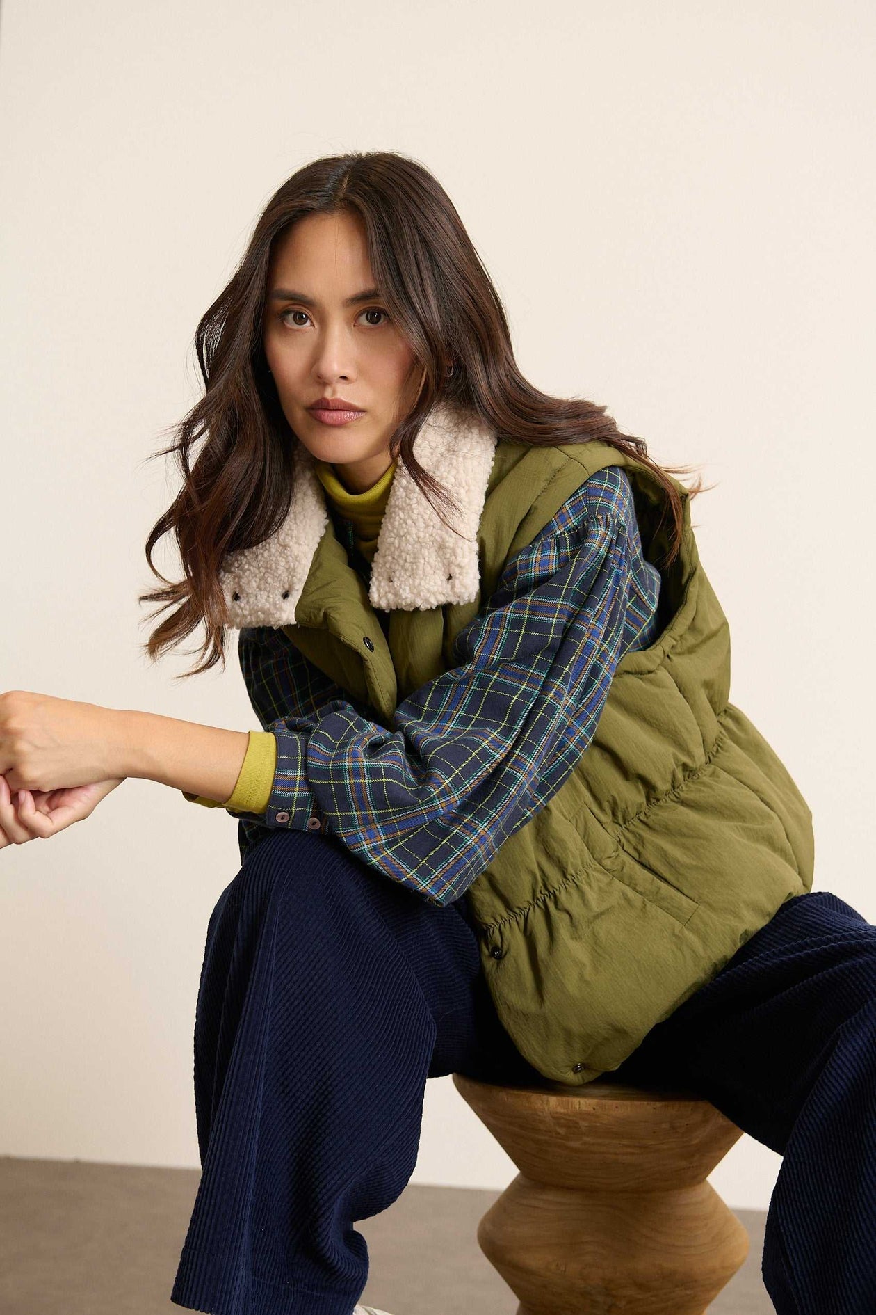 Garance Brooklyn down jacket in Kaki