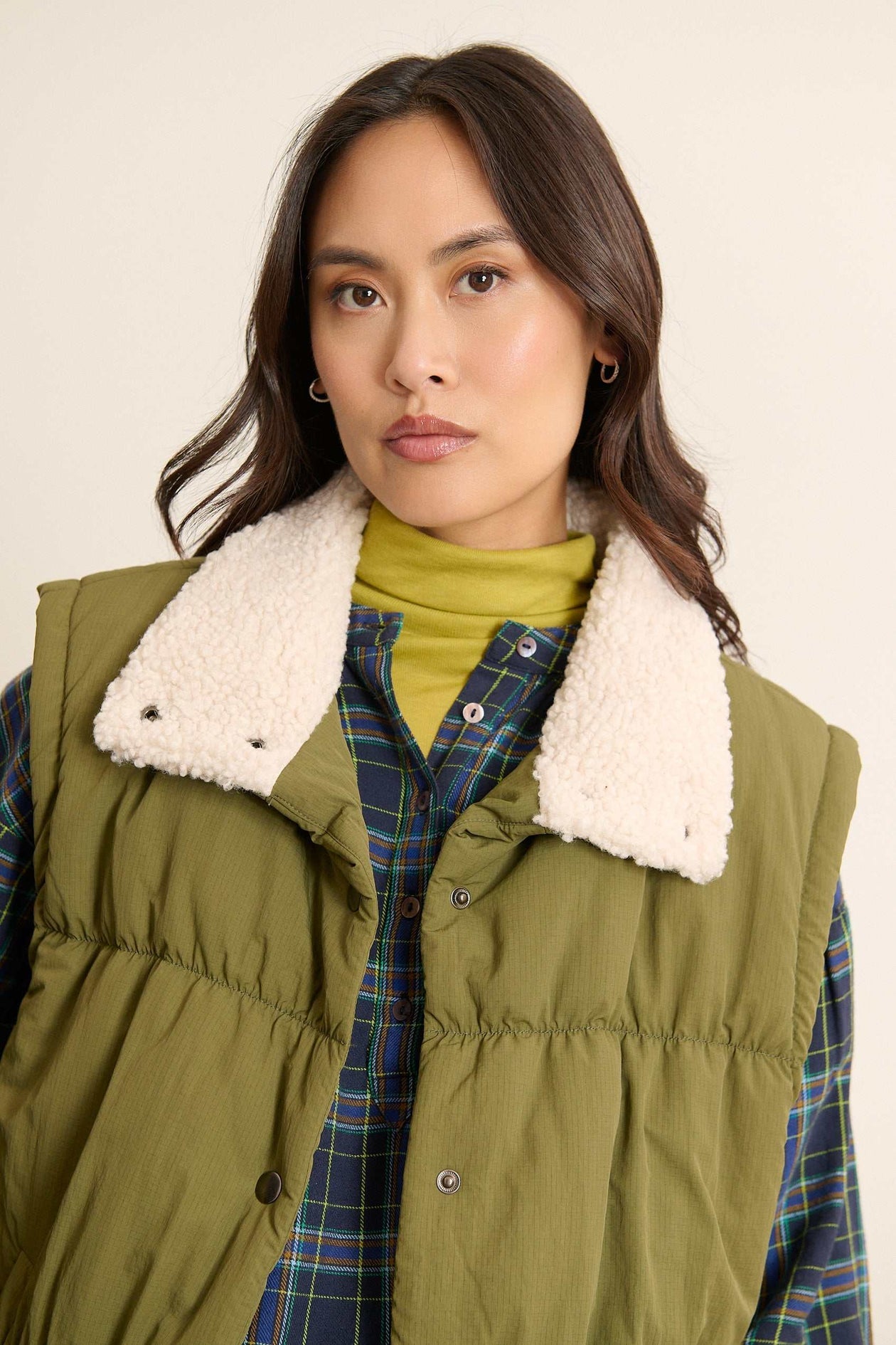 Garance Brooklyn down jacket in Kaki