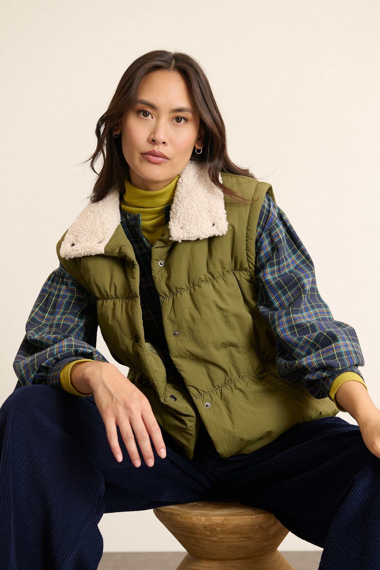 Garance Brooklyn down jacket in Kaki