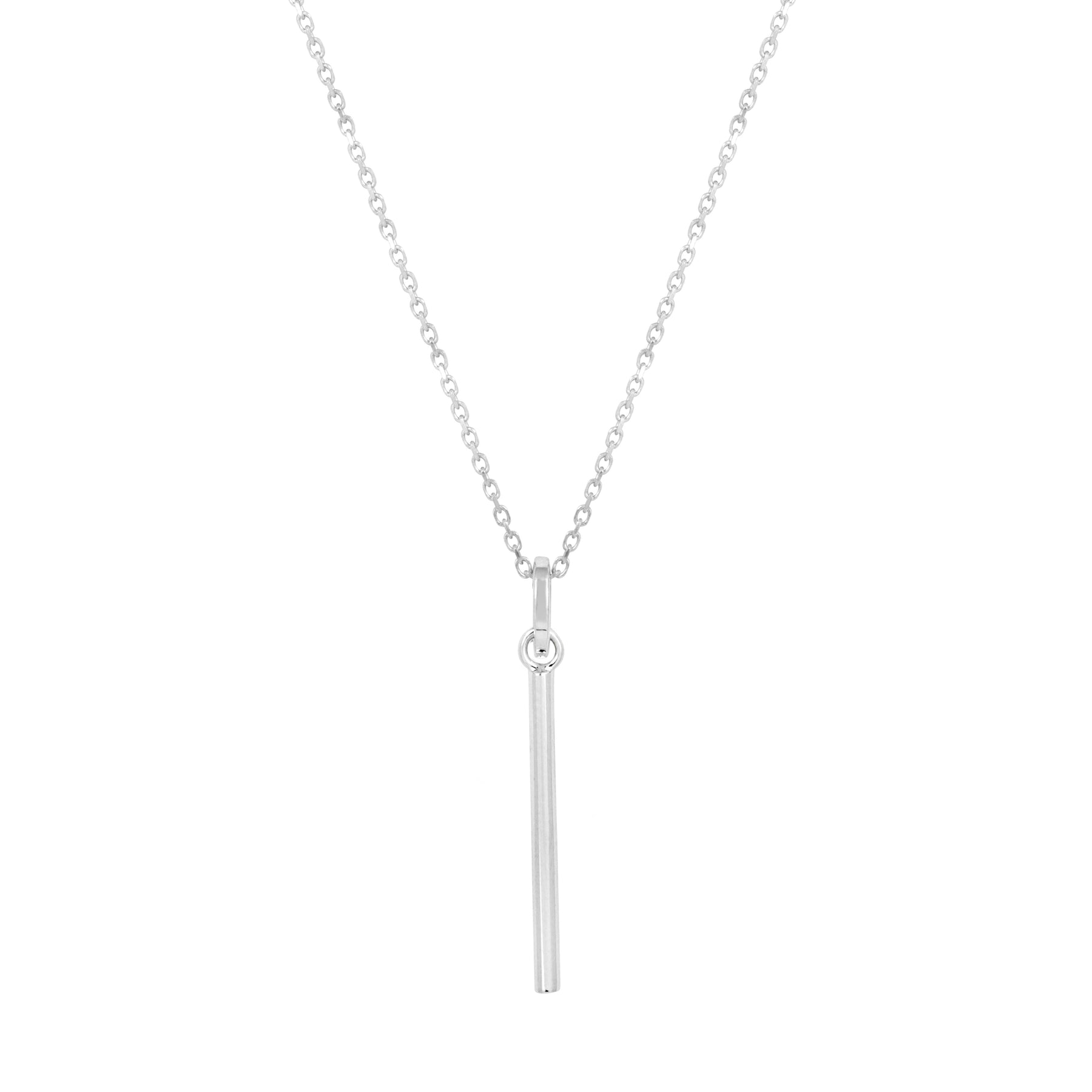 Vurchoo Jewellery Minimalist Silver Bar Pendant