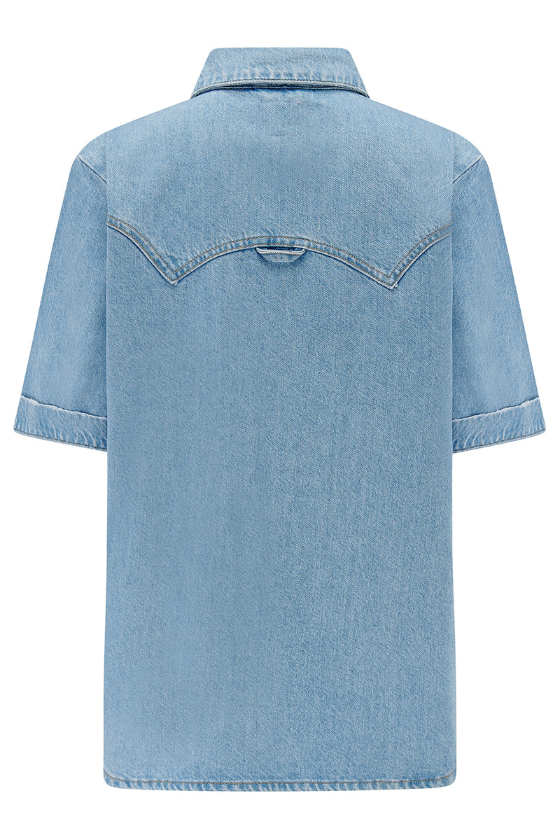 seventy + mochi Eva Shirt in Summer Sky
