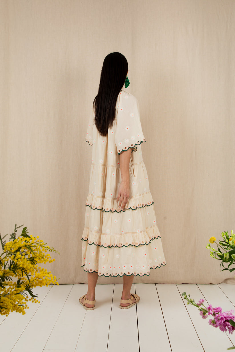 Bonte London Winona Dress - Ecru Multi