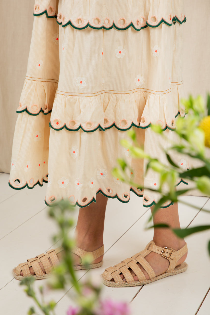 Bonte London Winona Dress - Ecru Multi