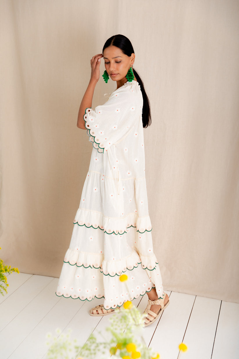 Bonte London Winona Dress - Ecru Multi