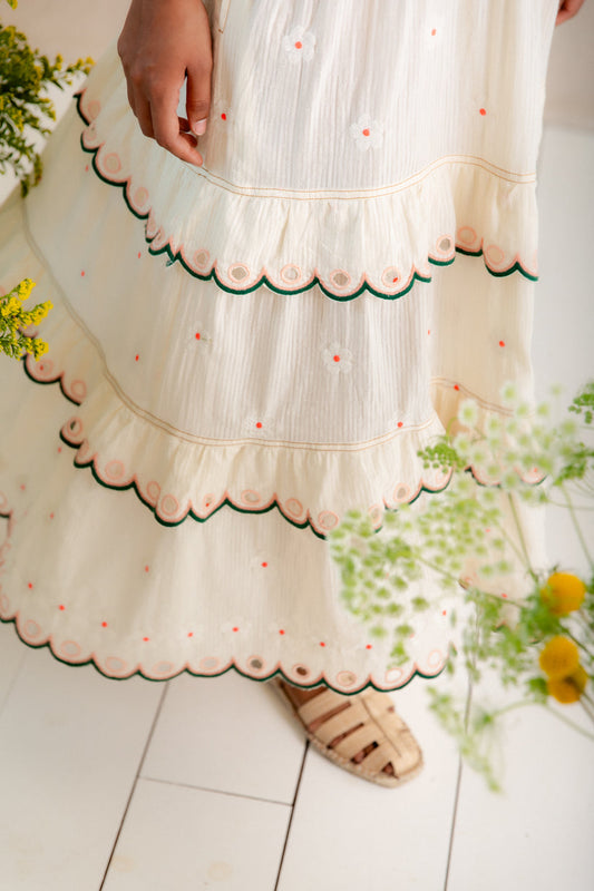 Bonte London Winona Dress - Ecru Multi