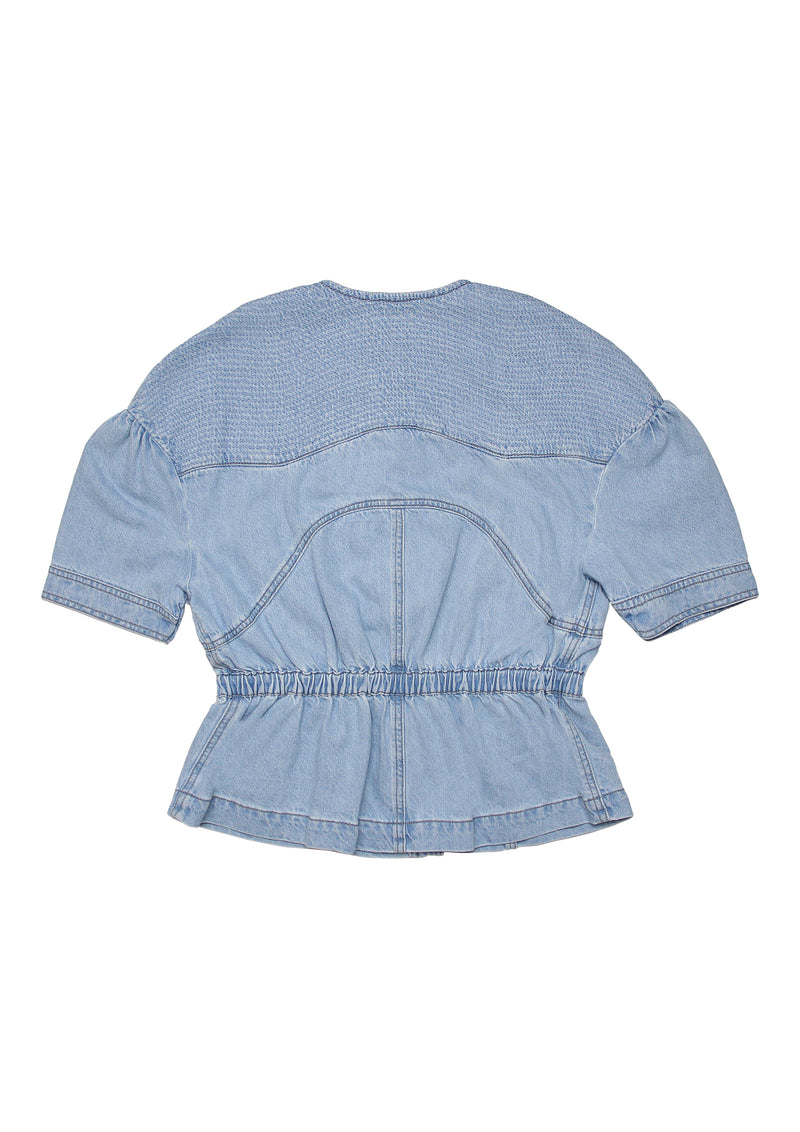 seventy + mochi Zaha Top in Summer Sky