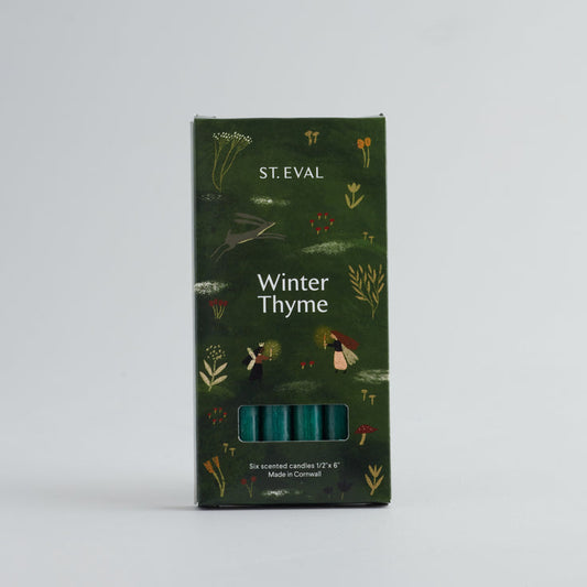 St Eval Winter Thyme 1/2" x 6" Scented Candle Box of 6