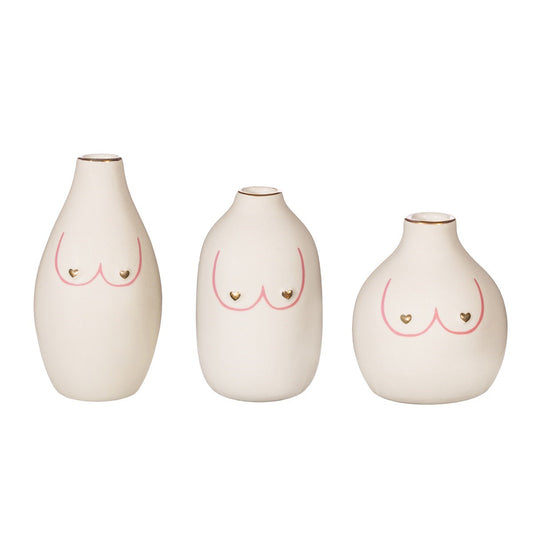 Sass & Belle Girl Power Boobies Vase 