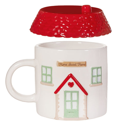 Sass & Belle House Shaped Mug with Lid