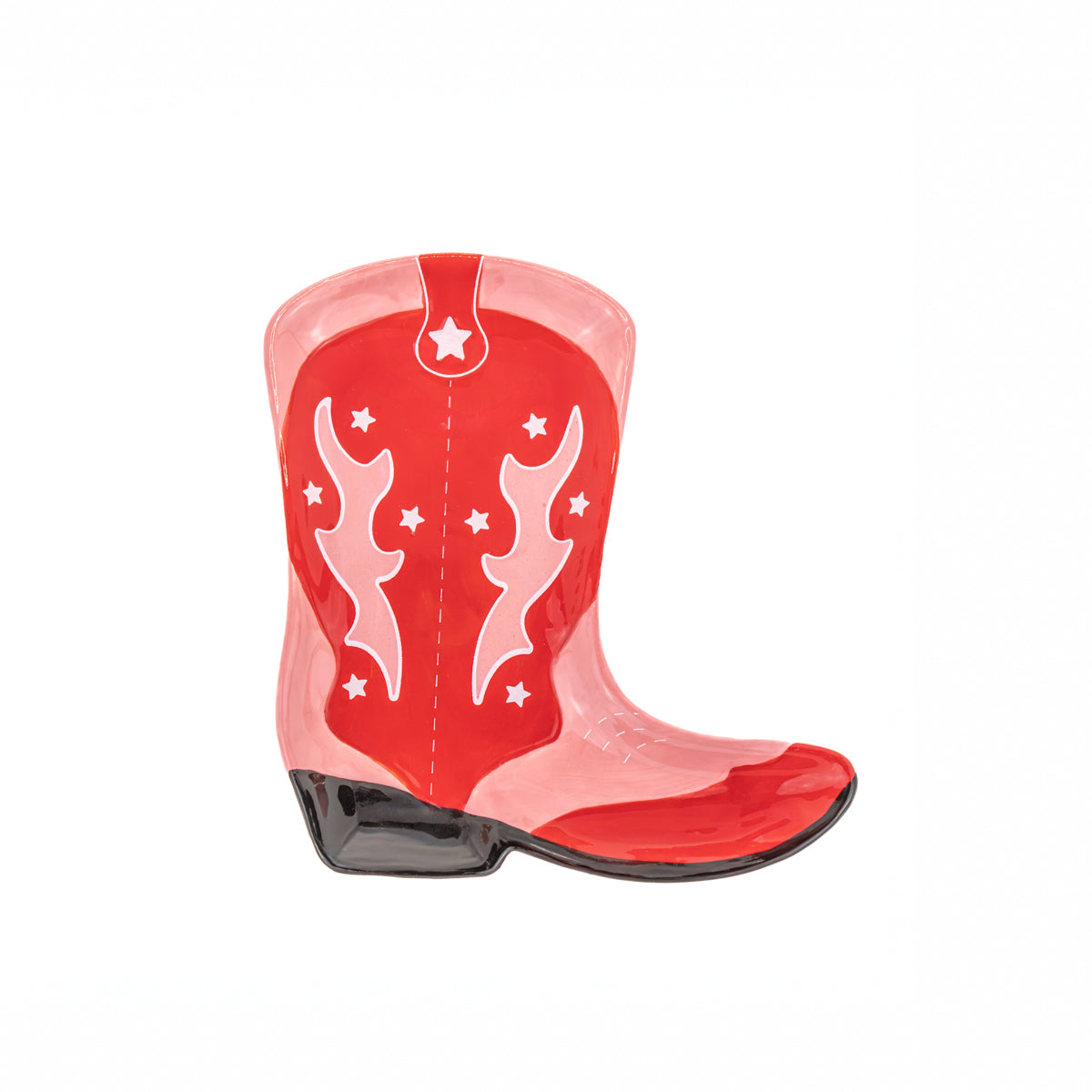 Sass & Belle Cowboy Boot Trinket Dish - Red