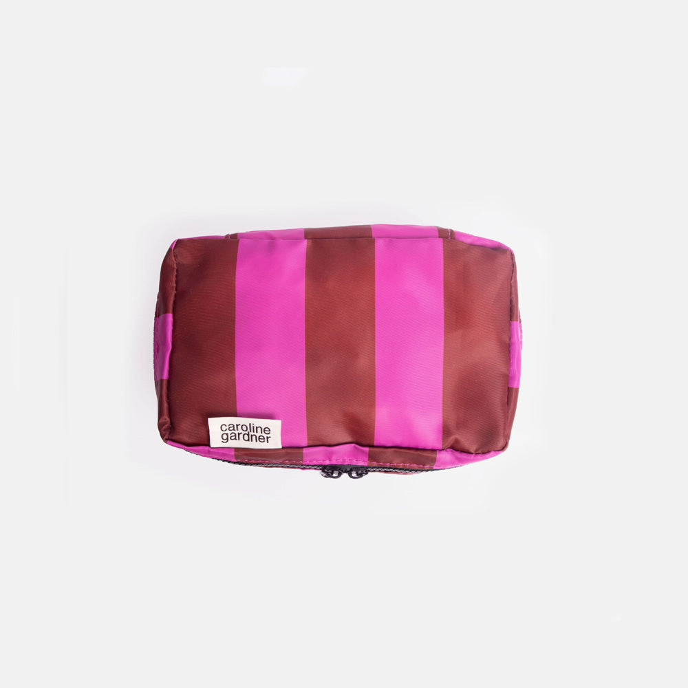 Caroline Gardner Flower, Looped Heart / Stripes Set of 3 Packing Cubes