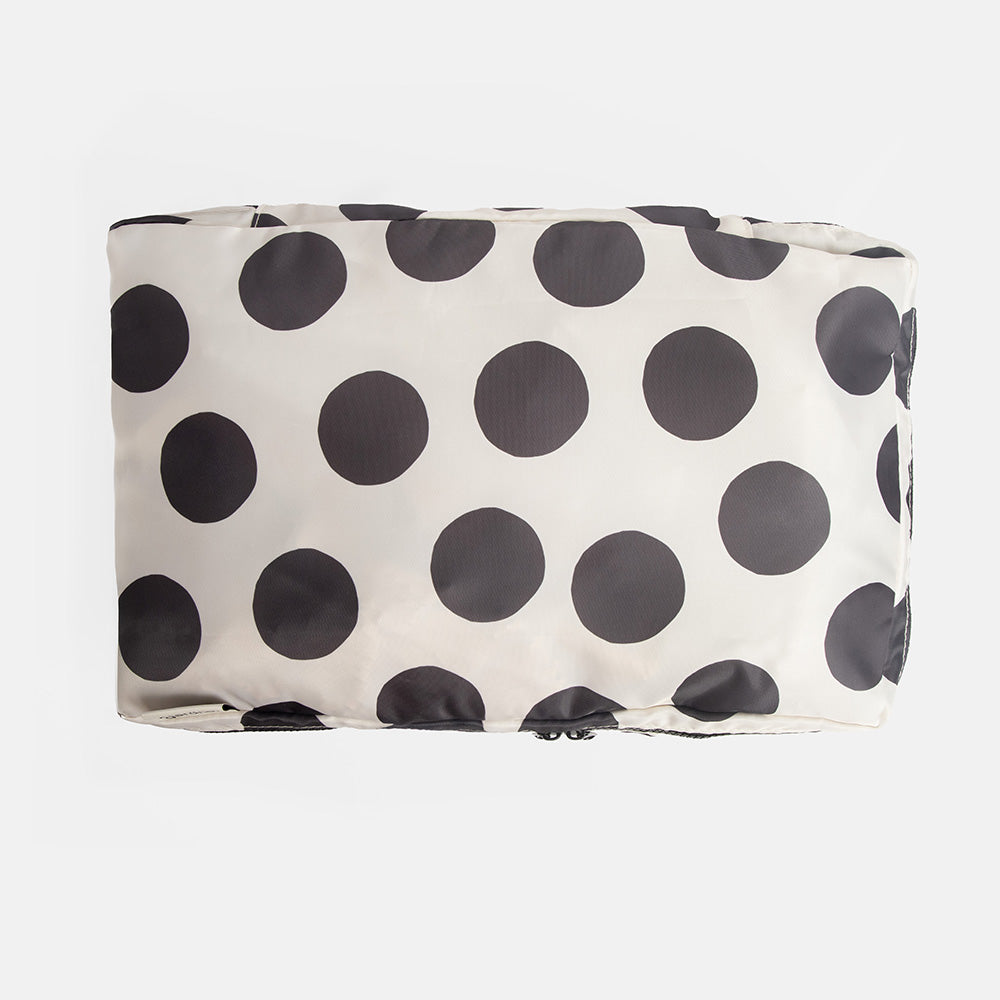 Caroline Gardner Mono Spot/Flower Set of 3 Packing Cubes