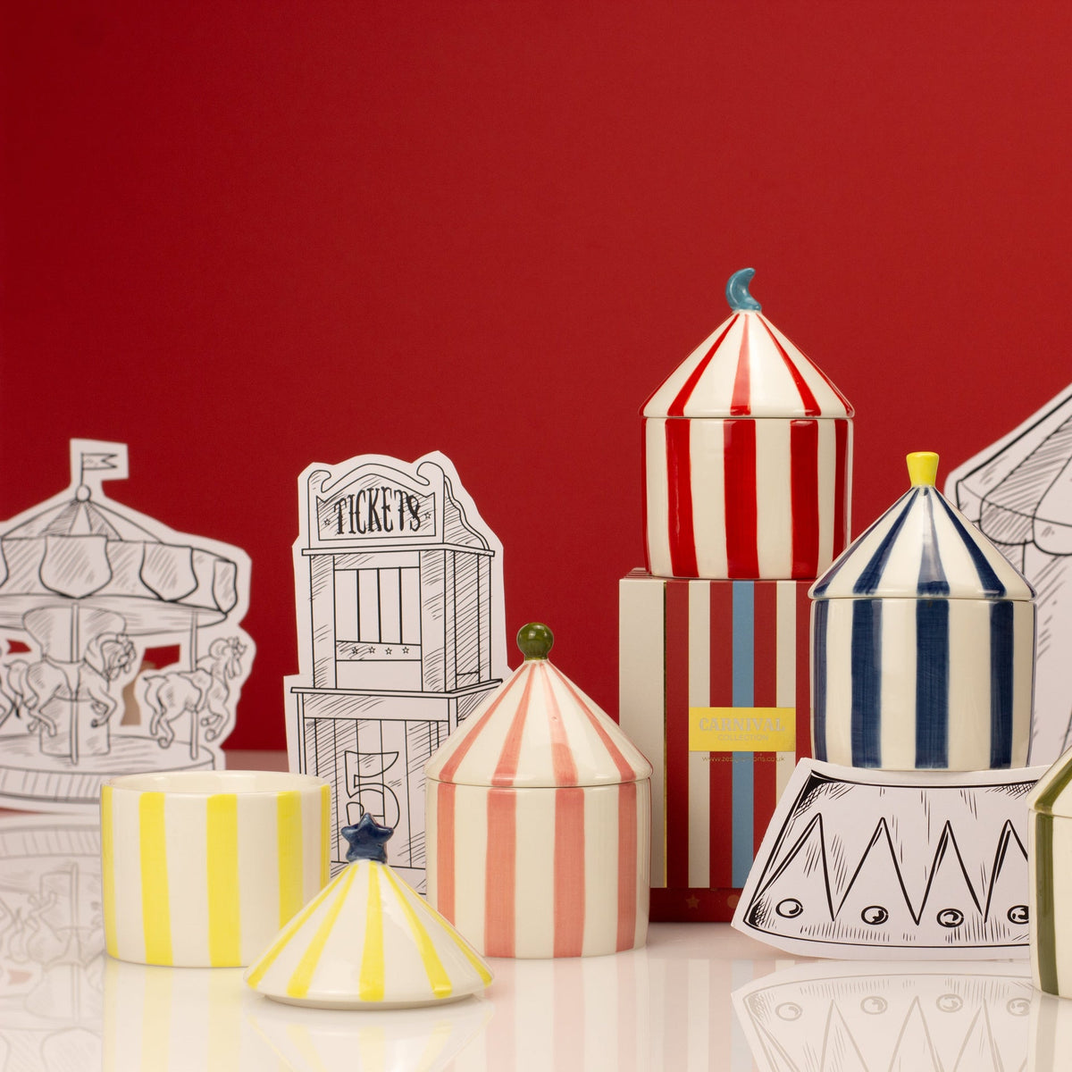 Zesty Lemons Carnival: Illusionist Pink Candle - Fig & Neroli