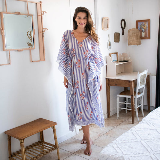 Zen Ethic Beaulieu Large Kaftan in Lilac