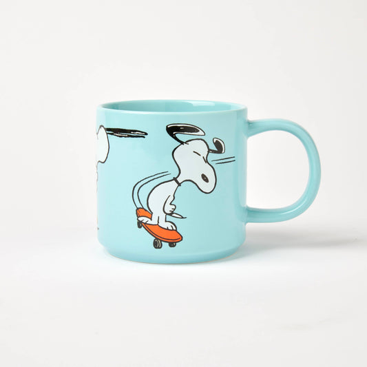 Sky Blue Peanut Snoopy mug