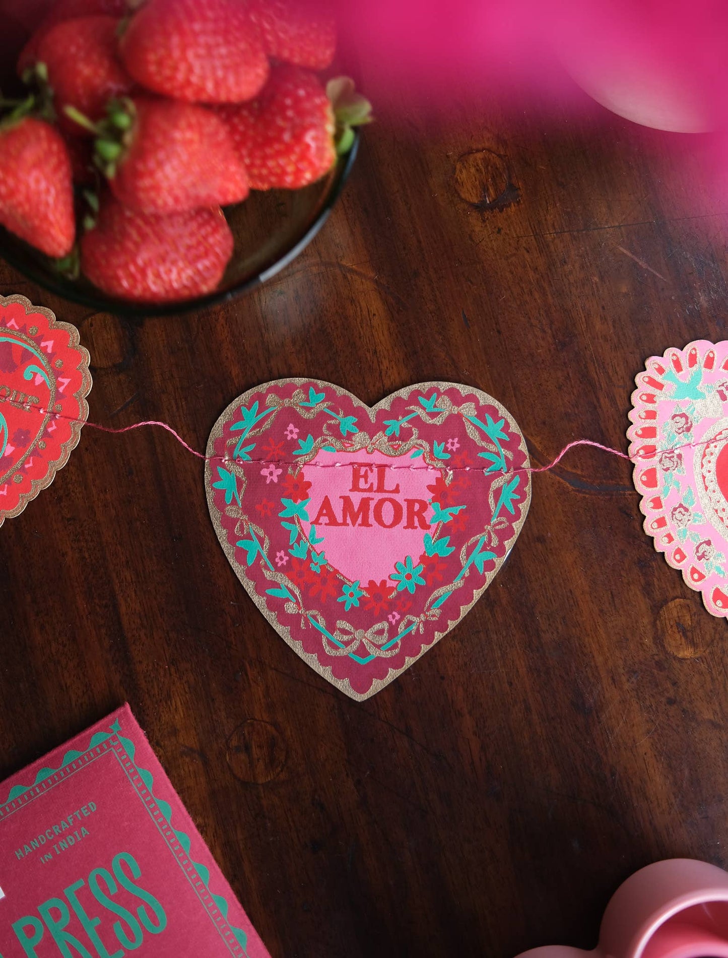 East End Press - Valentine's Sewn Garland