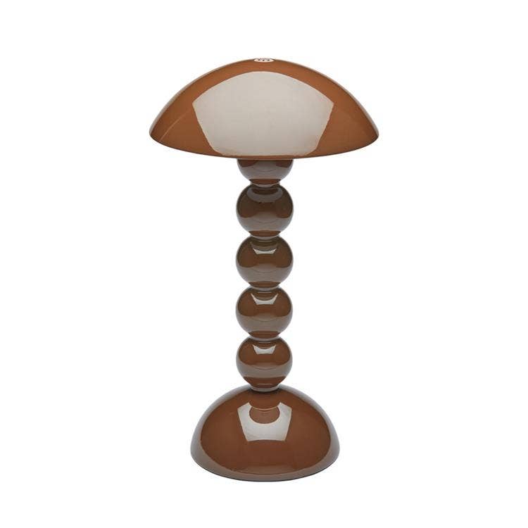 Addison Ross - Bobbin Rechargeable LED Lamp Chocolate 30cm Lacquer