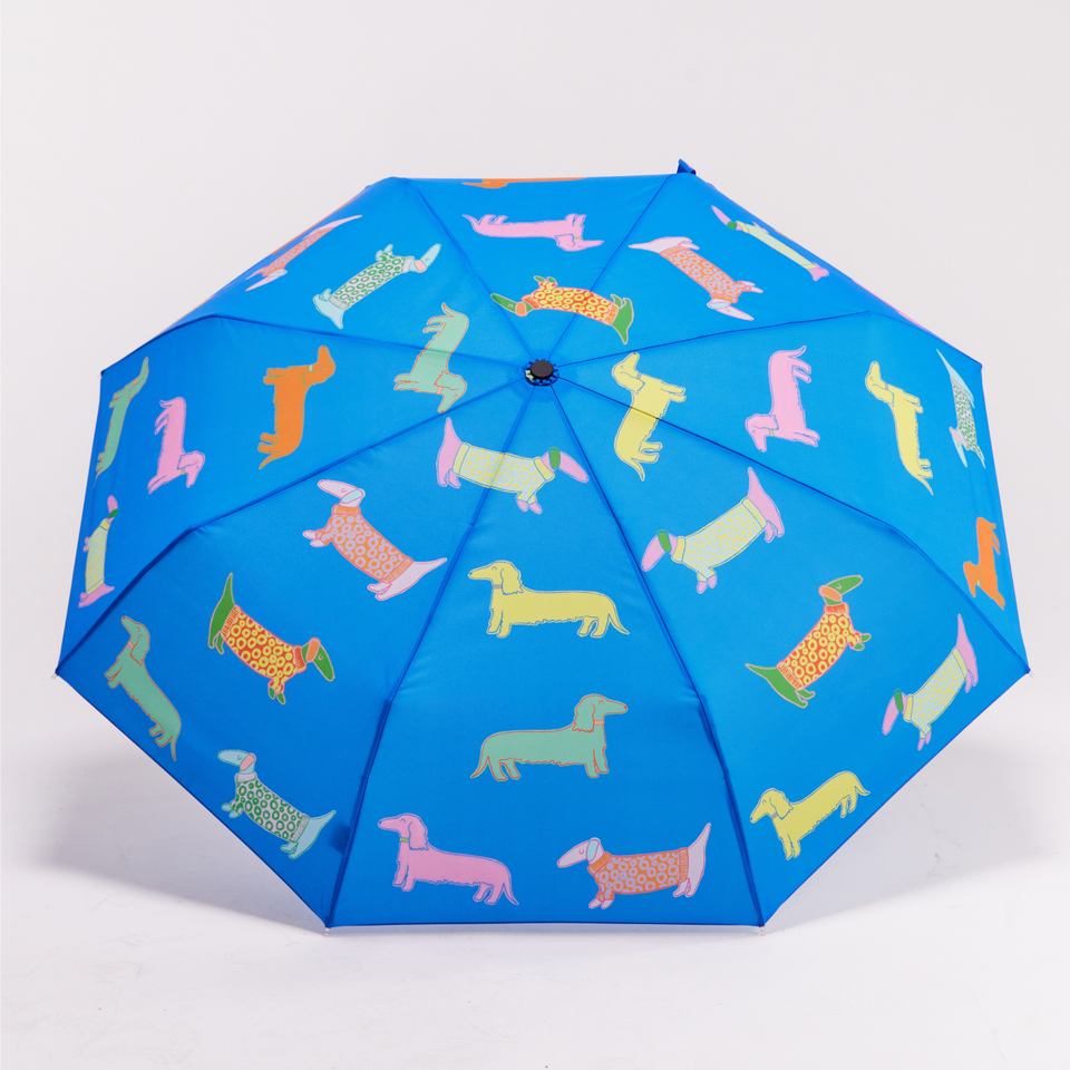 Original Duckhead Dogs in Blue Compact Duck Umbrella