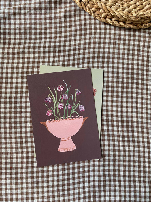 Harriet Watson - A5 print- Fritillaria