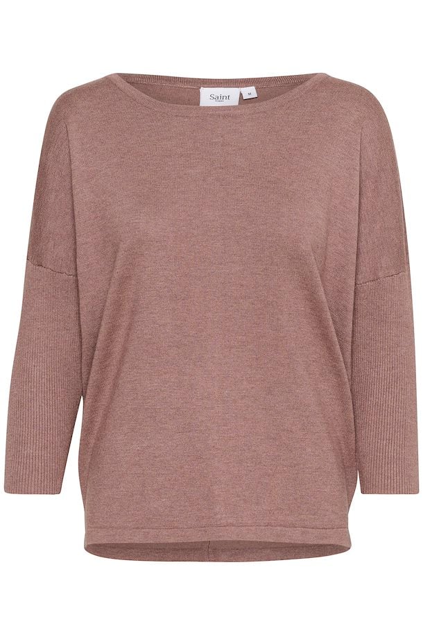 Saint Tropez Mila Roundneck Pullover in Antlet Melange