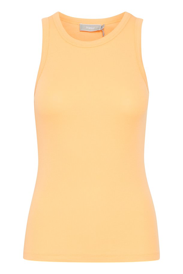 Fransa Hizamond Top in Apricot Wash