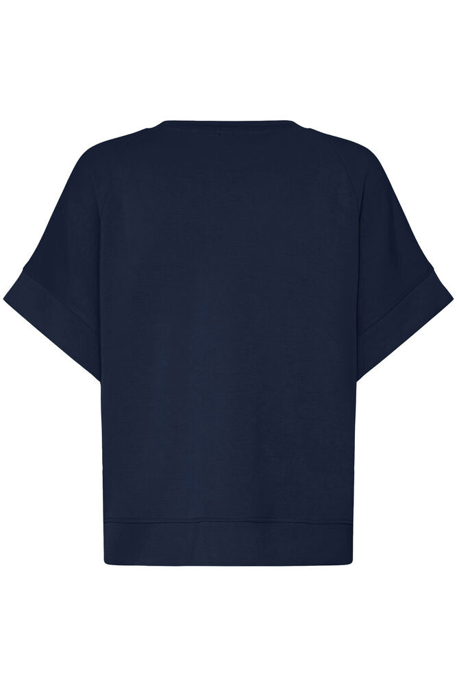 Fransa Aurora Tee in Navy Blazer