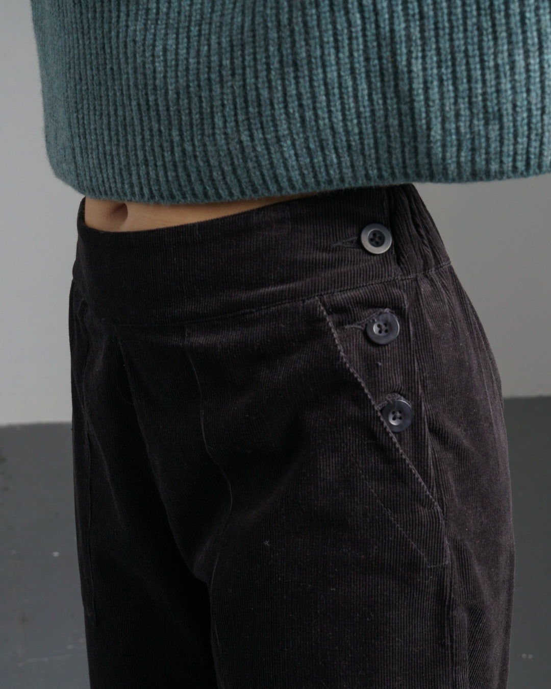 Bibico Anna Wide Leg Trousers in Dove Grey