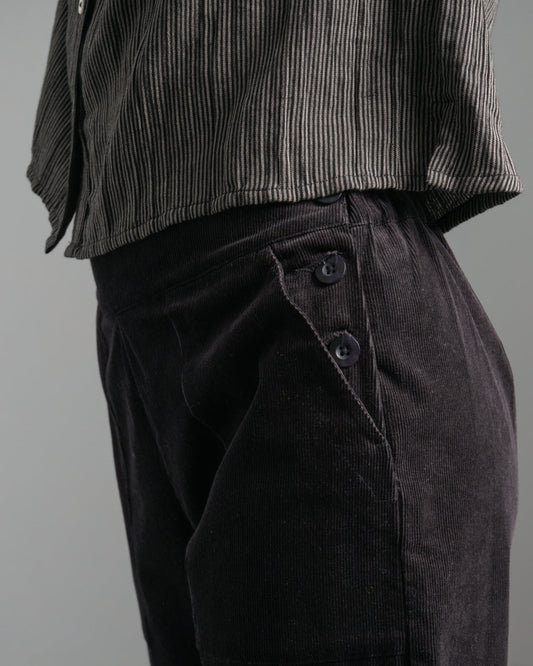 Bibico Anna Wide Leg Trousers in Dove Grey
