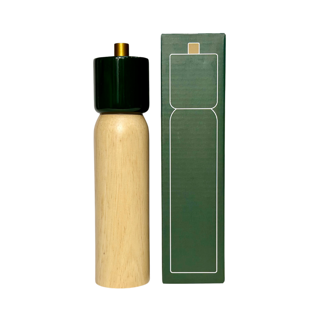 MÆGEN - Salt & Pepper Grinder - Green & Gold: Medium