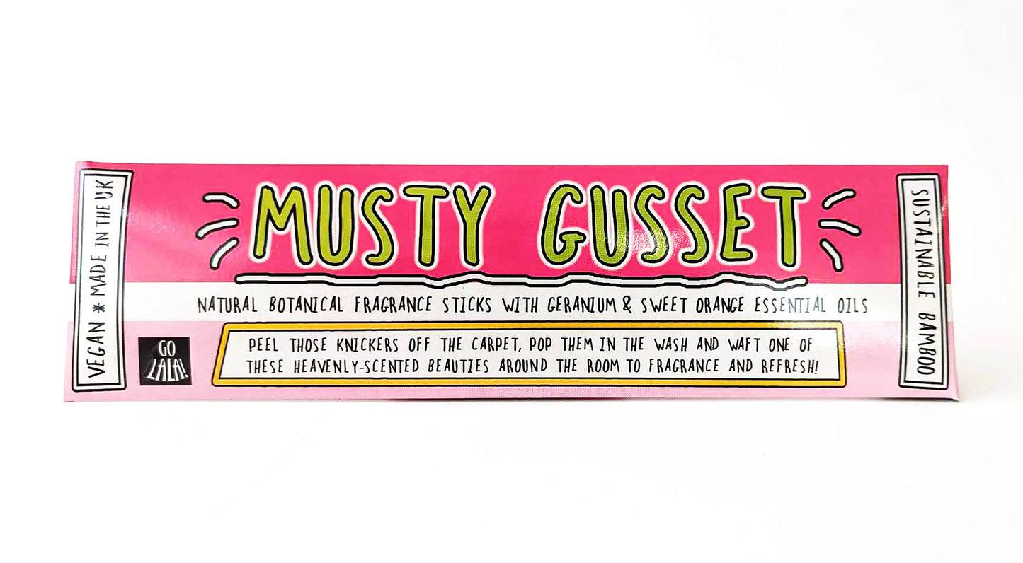 Go La La Musty Gusset Funny Smells Fragrance Sticks