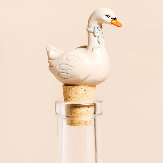 Lisa Angel - Swan Cork Bottle Stopper