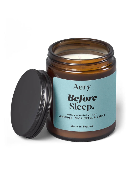 Aery Before Sleep Scented 140g Jar Candle - Lavender. Eucalyptus & Cedar