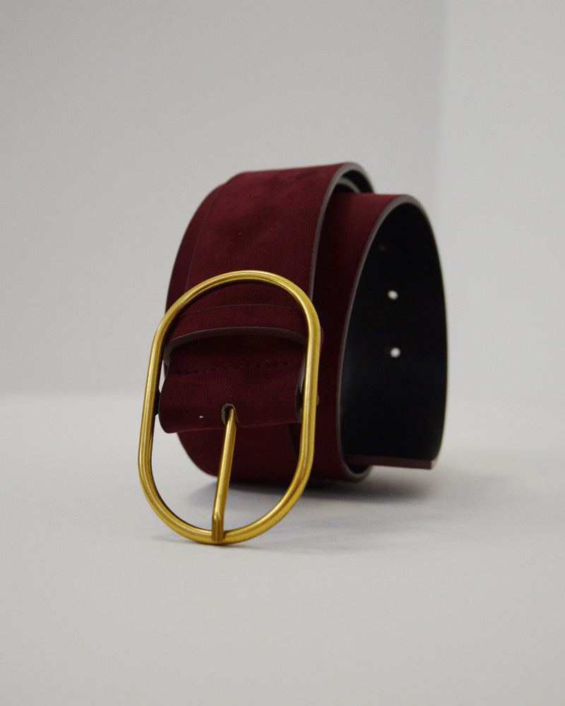 Grace & Mila Nicetas Belt in Bordeaux