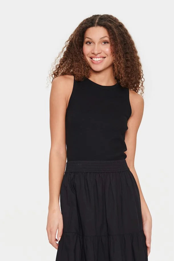 Black AstaSZ High Tank Top 