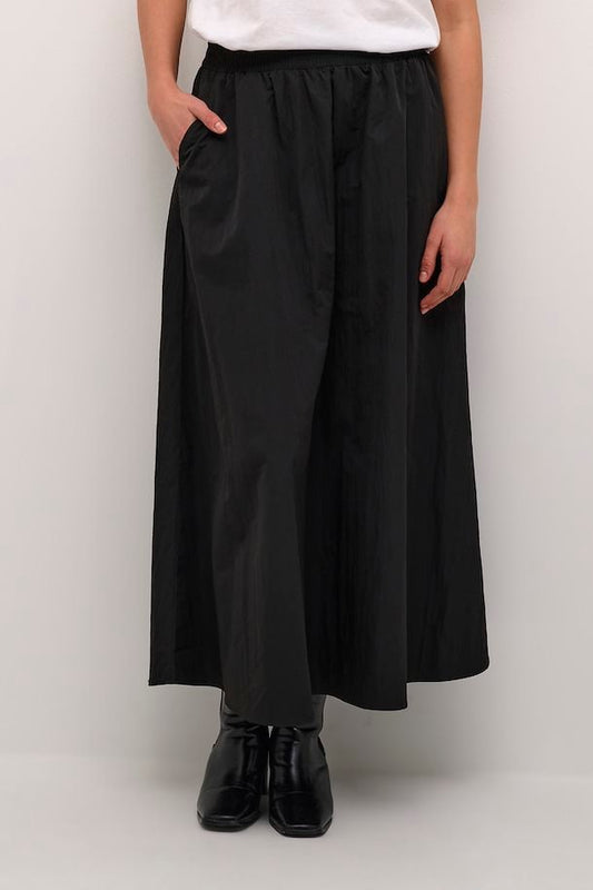 KAFFE Evi Skirt in Black Oyster