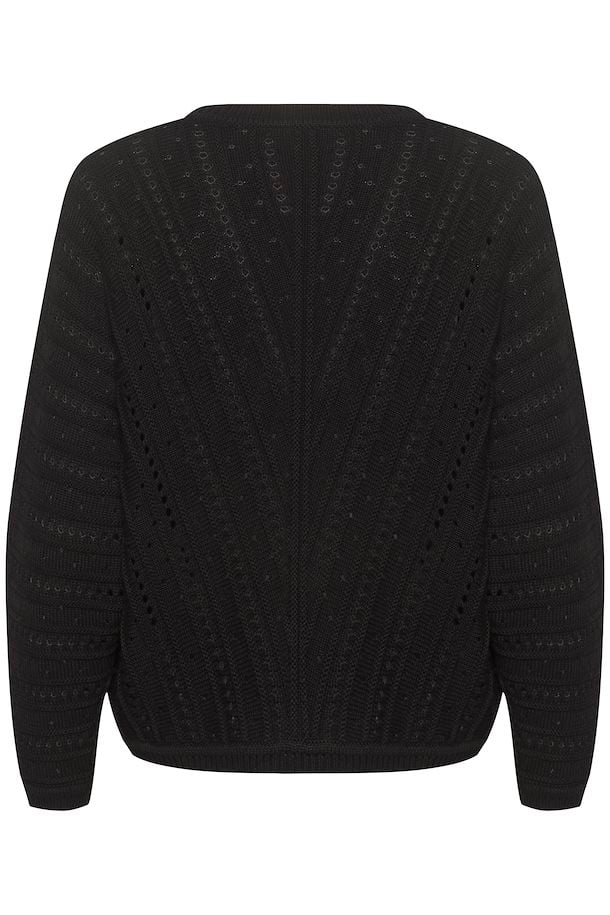 KAFFE Jolie Knit Pullover in Black Deep