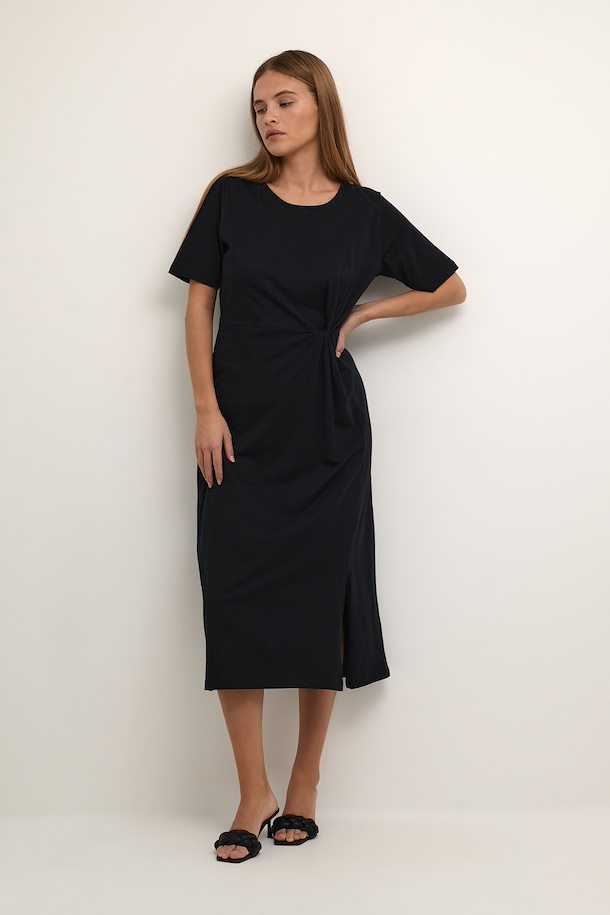 KANETTE jersey dress from Kaffe in Black Deep