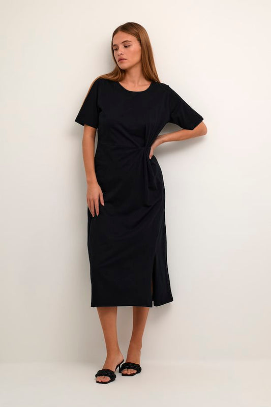 KANETTE jersey dress from Kaffe in Black Deep