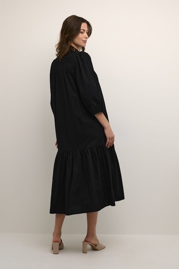 Kaffe Tonia Dress in Black Deep