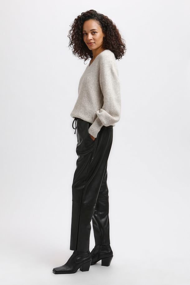 Kaffe Villa Pants 7/8 in Black Deep