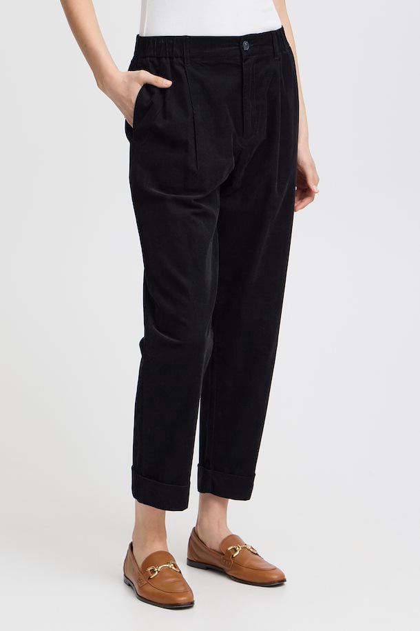 Fransa Cory Trousers in Black